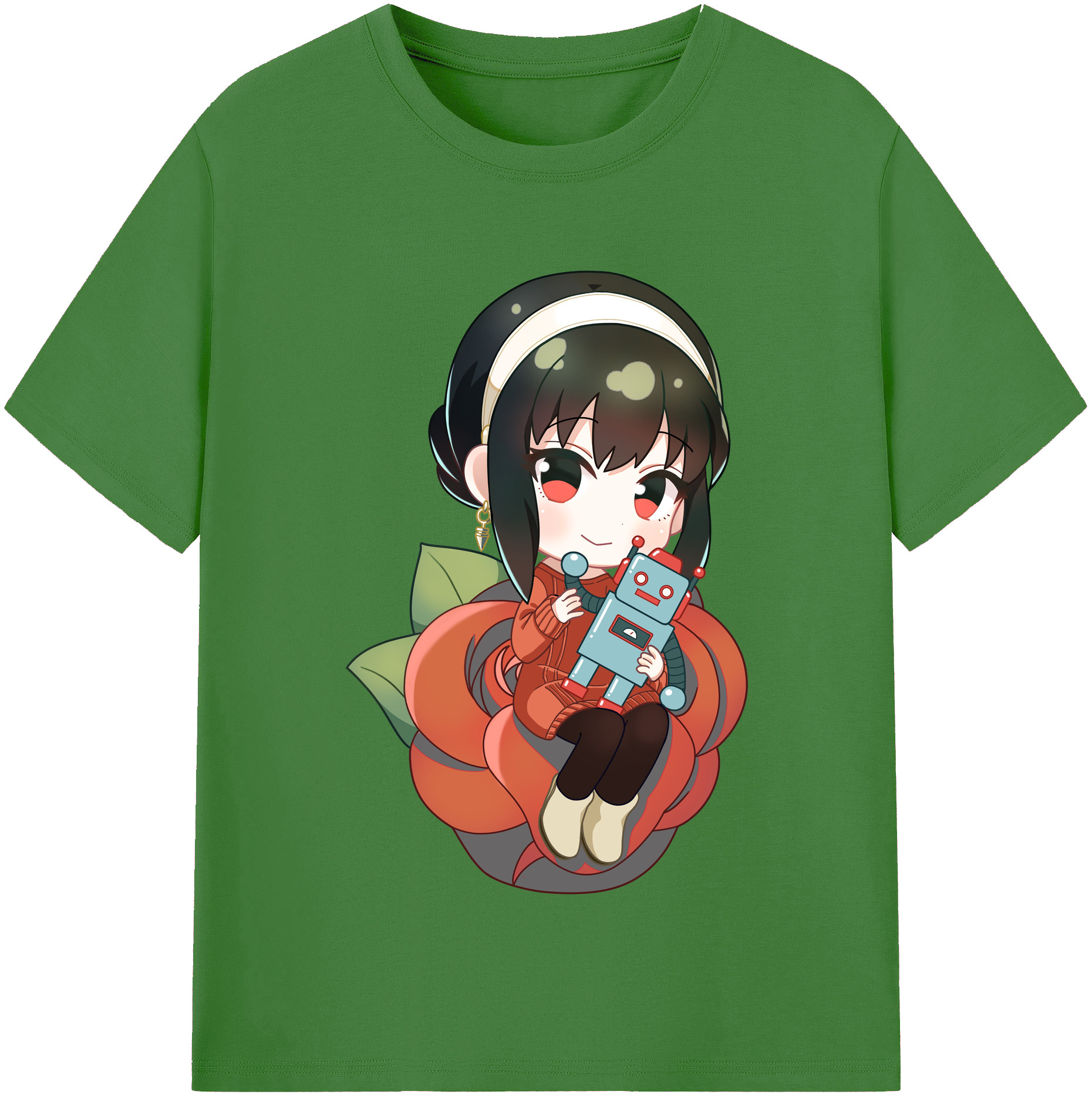 （画像用） SPY×FAMILY间谍家家酒 レディースカジュアルプリントTシャツ（綿100％）